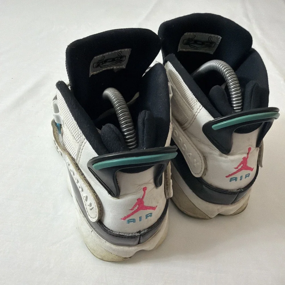 Nike Air Jordan 6 Rings GS PS South Beach 2019 Size 6Y CK0025-100 Kids Shoes Fit